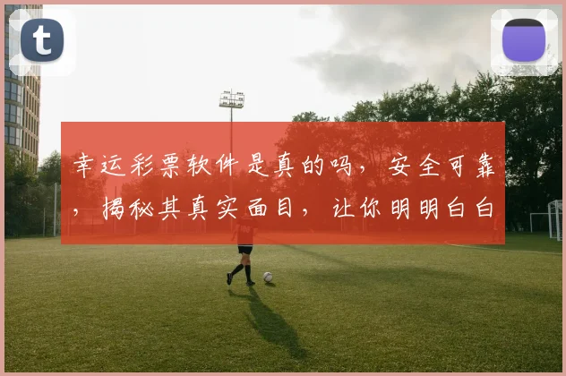 幸运彩票软件是真的吗，安全可靠，揭秘其真实面目，让你明明白白购彩